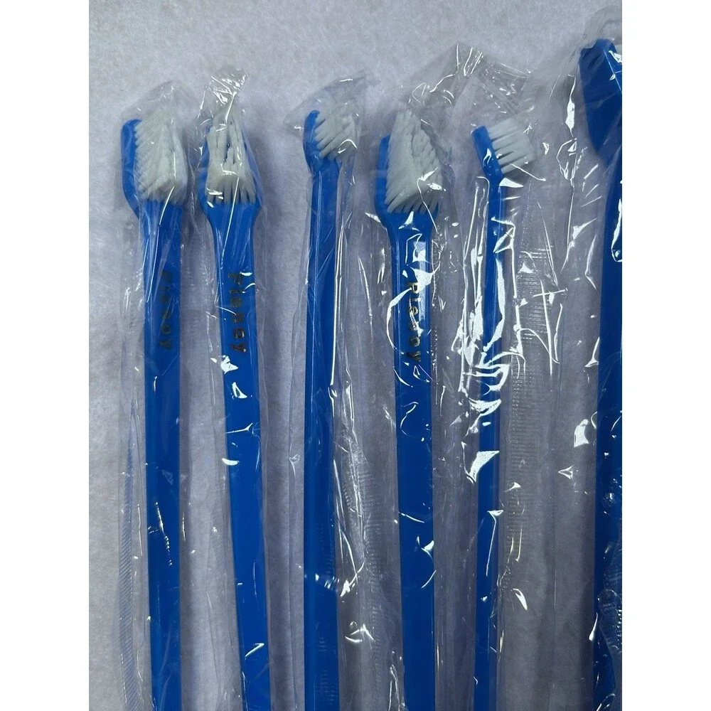 Pienoy 10 Pack Dog Toothbrush Dual Head Pet Dental Toothbrushes Blue New
